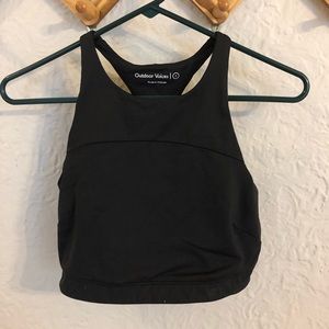 Outdoor voices Move free crop top - black